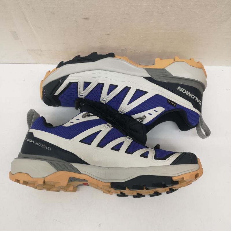 サロモン SALOMON スニーカー スニーカー X ULTRA 360 EDGE GTX ローカット スニーカー 474633 28.0cm 白 / ホワイト / white X 青 / ブルー / blue メンズ USED 古着 中古 50140053