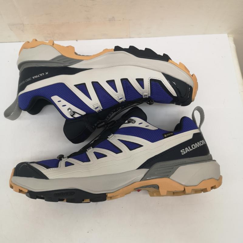 サロモン SALOMON スニーカー スニーカー X ULTRA 360 EDGE GTX ローカット スニーカー 474633 28.0cm 白 / ホワイト / white X 青 / ブルー / blue メンズ USED 古着 中古 50140053