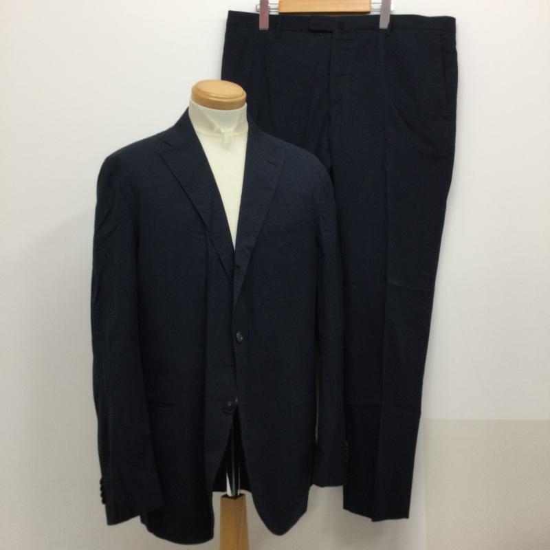 ボリオリ BOGLIOLI セットアップ セットアップ BOGLBOGL N2182E　セットアップ　コットン LL チェック 紺 / ネイビー / navy メンズ USED 古着 中古 50140063