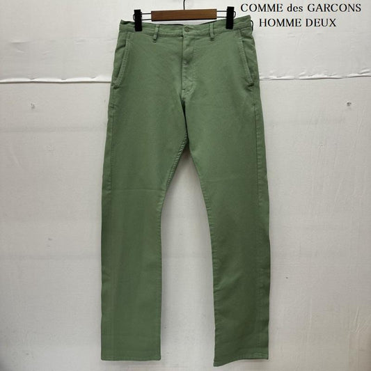 コムデギャルソンオムドゥ COMME des GARCONS HOMME DEUX パンツ チノパン 16SS ストレート チノ パンツ DQ-P052 AD2015 M 緑 / グリーン / green メンズ USED 古着 中古 50140073