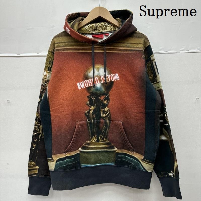 シュプリーム Supreme パーカー 長袖 17AW Scarface the World is Yours Hooded Sweatshirt 総柄 スウェット パーカー M マルチカラー / マルチカラー / multicolor メンズ USED 古着 中古 50140075
