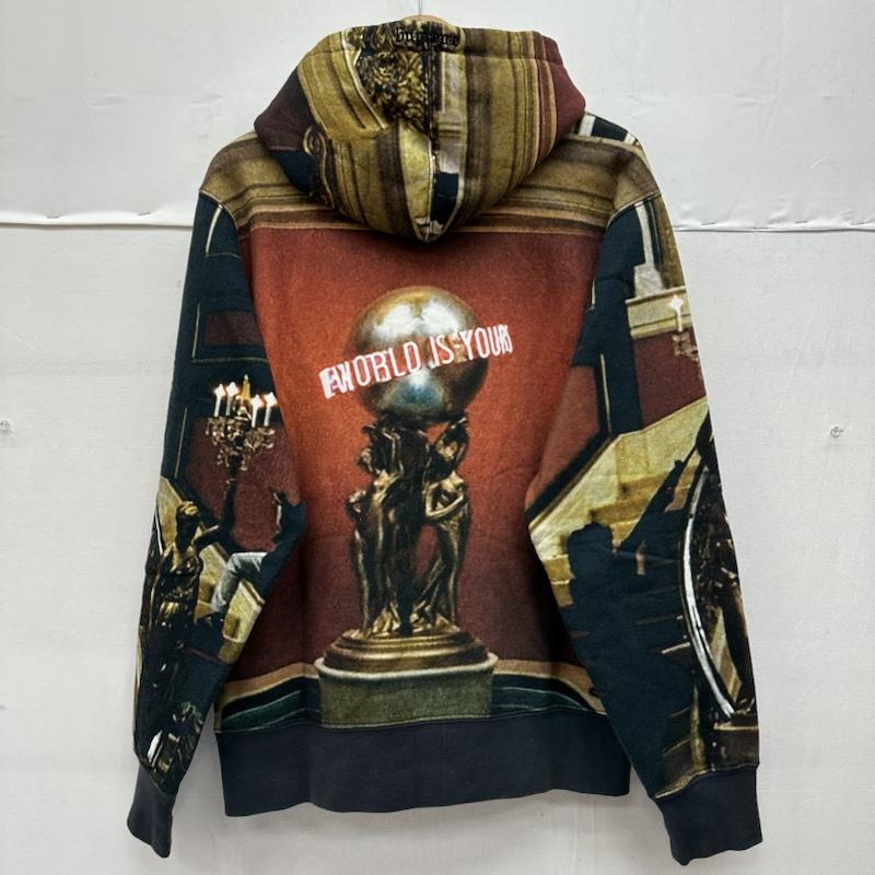 シュプリーム Supreme パーカー 長袖 17AW Scarface the World is Yours Hooded Sweatshirt 総柄 スウェット パーカー M マルチカラー / マルチカラー / multicolor メンズ USED 古着 中古 50140075