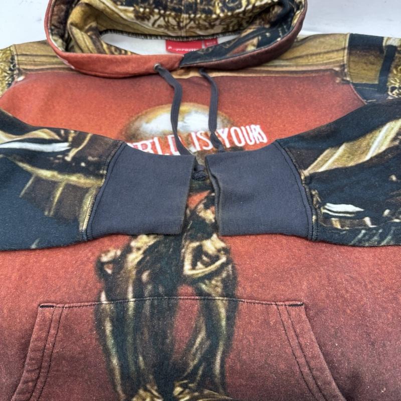 シュプリーム Supreme パーカー 長袖 17AW Scarface the World is Yours Hooded Sweatshirt 総柄 スウェット パーカー M マルチカラー / マルチカラー / multicolor メンズ USED 古着 中古 50140075
