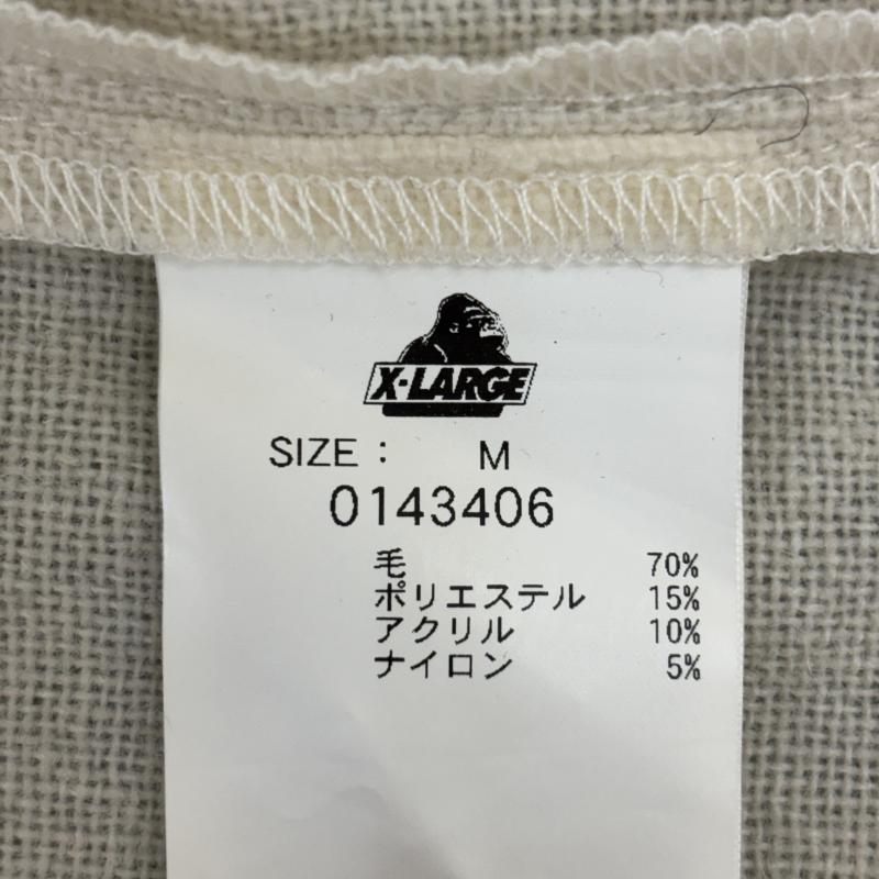 エクストララージ XLARGE シャツ、ブラウス 半袖 0143406 アーチロゴ ウール ベースボール 半袖 シャツ M メンズ USED 古着 中古 50140130