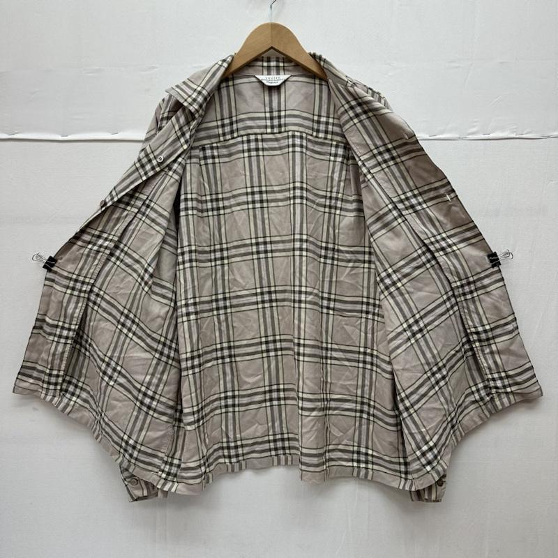 アンユーズド UNUSED シャツ、ブラウス 長袖 18AW Rayon Check Shirt レーヨン チェック オープンカラー シャツ US1456 3 ベージュ / ベージュ / beige X マルチカラー / マルチカラー / multicolor メンズ USED 古着 中古 50140144