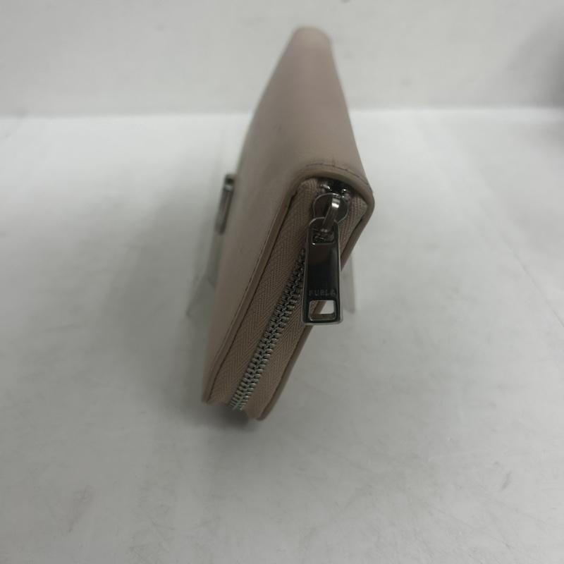 フルラ FURLA 財布 長財布 FURLA 長財布 ラウンドファスナー 財布 - ロゴ、文字 桃 / ピンク / pink レディース USED 古着 中古 50140187