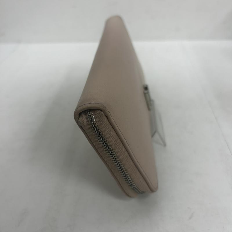フルラ FURLA 財布 長財布 FURLA 長財布 ラウンドファスナー 財布 - ロゴ、文字 桃 / ピンク / pink レディース USED 古着 中古 50140187