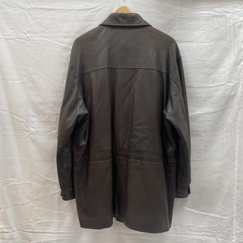 アクアスキュータム Aquascutum コート コート一般 1032 8321-2891 BRW ブラウン レザーカントリーコート キュプラ ラムレザー 無地 40 茶 / ブラウン / brown メンズ USED 古着 中古 50140219