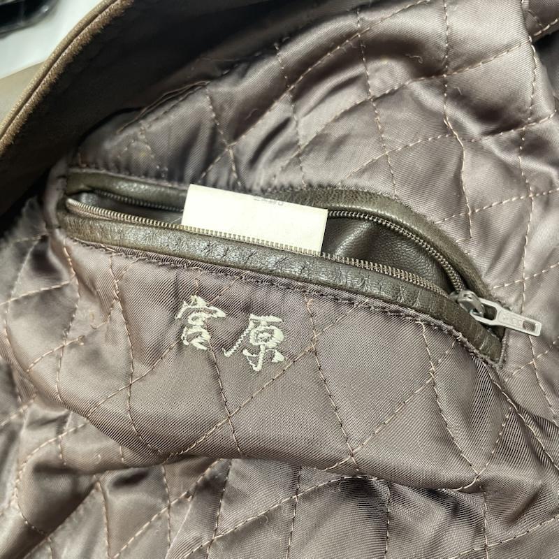 アクアスキュータム Aquascutum コート コート一般 1032 8321-2891 BRW ブラウン レザーカントリーコート キュプラ ラムレザー 無地 40 茶 / ブラウン / brown メンズ USED 古着 中古 50140219