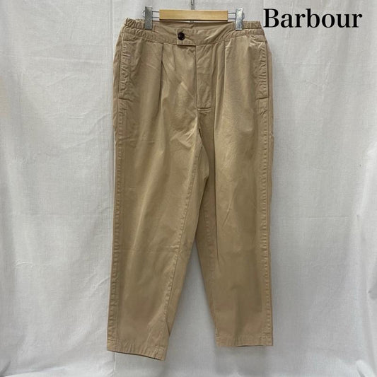 バーブァー Barbour パンツ チノパン 1902024 タック入り ワイドテーパードパンツ ベージュ M M 無地 ベージュ / ベージュ / beige メンズ USED 古着 中古 50140220