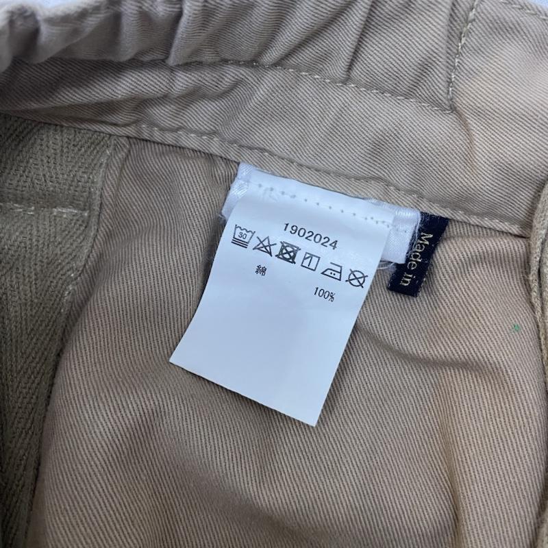 バーブァー Barbour パンツ チノパン 1902024 タック入り ワイドテーパードパンツ ベージュ M M 無地 ベージュ / ベージュ / beige メンズ USED 古着 中古 50140220