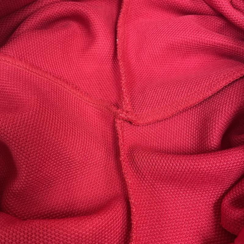 アディダス adidas パンツ ワークパンツ、ペインターパンツ 90s トラックパンツ 裾ジップ デサント ジャージ ロゴ 刺繍 サイドライン ウエストゴム ASR-966P M ロゴ、文字 X 刺繍 赤 / レッド / red メンズ USED 古着 中古 50140264