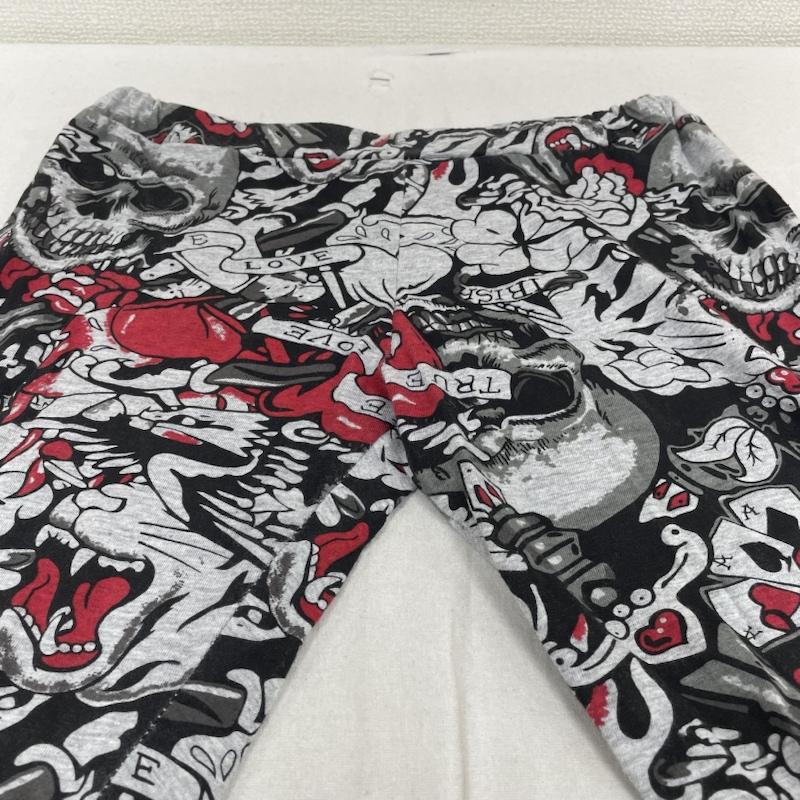 エドハーディー Ed Hardy レギンス、トレンカ レギンス、トレンカ レギンス トレーニングウェア 総柄 ハート ロゴ スカル プリント スポーツパンツ フィットネス 総柄 X スカル X プリント 白 / ホワイト / white X 黒 / ブラック / black X 灰 / グレー / gray X 赤 / レッド / red レディース USED 古着 中古 50140282