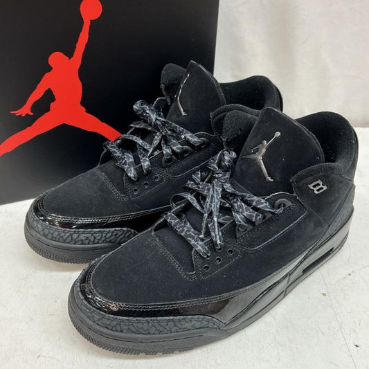 ナイキ NIKE スニーカー スニーカー AIR JORDAN 3 RETRO CT8532-001 エアジョーダン ブラックキャット 28.0cm 黒 / ブラック / black メンズ USED 古着 中古 50140329