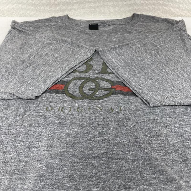 オベイ OBEY Tシャツ 半袖 90s 半袖 Tシャツ 霜降り灰 90年代 旧タグ Shirt ロゴ プリント XL ロゴ、文字 X プリント 灰 / グレー / gray メンズ USED 古着 中古 50140366