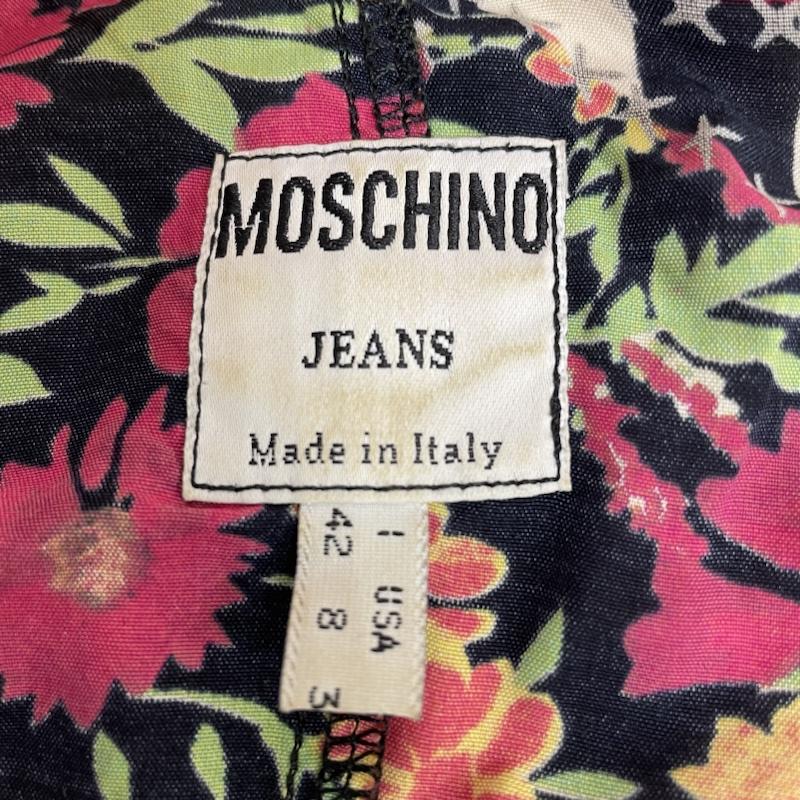 モスキーノジーンズ MOSCHINO JEANS シャツ、ブラウス 長袖 長袖 シャツ ブラウス ロングスリーブ マルチカラー 総柄 イタリア製 38 総柄 マルチカラー / マルチカラー / multicolor レディース USED 古着 中古 50140377