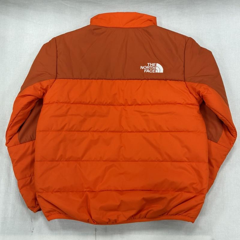 ザノースフェイス THE NORTH FACE ジャケット、上着 ジャンパー、ブルゾン キッズ Hydrenaline Insulated Jacket ハイドレナリン インシュレーテッド ジャケット NYJ52192Z XS ワンポイント X ロゴ、文字 X 刺繍 橙 / オレンジ / orange X 白 / ホワイト / white ボーイズ USED 古着 中古 50140411