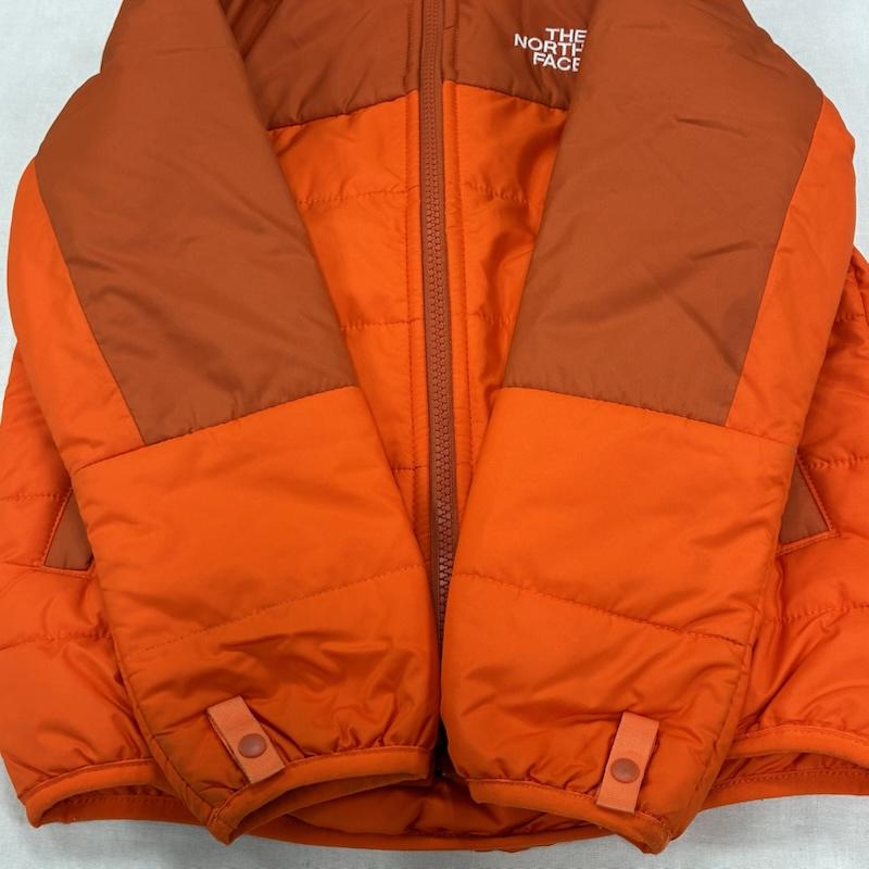 ザノースフェイス THE NORTH FACE ジャケット、上着 ジャンパー、ブルゾン キッズ Hydrenaline Insulated Jacket ハイドレナリン インシュレーテッド ジャケット NYJ52192Z XS ワンポイント X ロゴ、文字 X 刺繍 橙 / オレンジ / orange X 白 / ホワイト / white ボーイズ USED 古着 中古 50140411