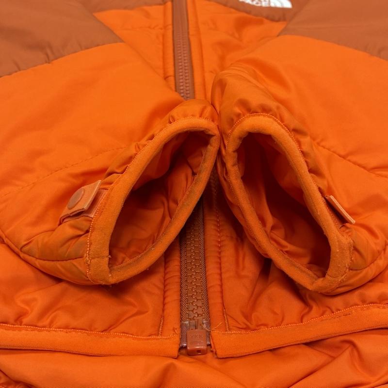 ザノースフェイス THE NORTH FACE ジャケット、上着 ジャンパー、ブルゾン キッズ Hydrenaline Insulated Jacket ハイドレナリン インシュレーテッド ジャケット NYJ52192Z XS ワンポイント X ロゴ、文字 X 刺繍 橙 / オレンジ / orange X 白 / ホワイト / white ボーイズ USED 古着 中古 50140411