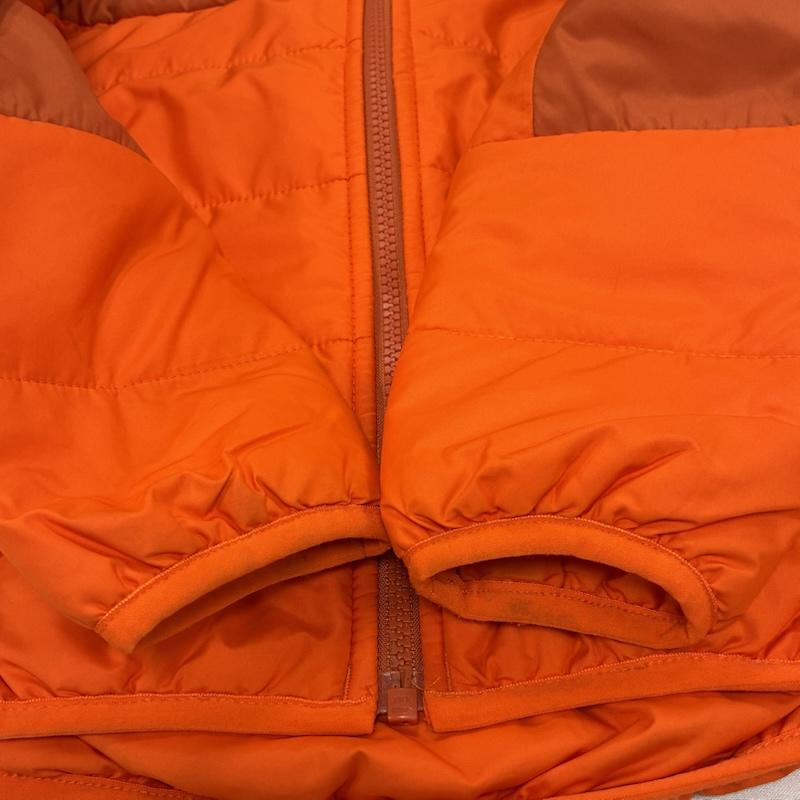 ザノースフェイス THE NORTH FACE ジャケット、上着 ジャンパー、ブルゾン キッズ Hydrenaline Insulated Jacket ハイドレナリン インシュレーテッド ジャケット NYJ52192Z XS ワンポイント X ロゴ、文字 X 刺繍 橙 / オレンジ / orange X 白 / ホワイト / white ボーイズ USED 古着 中古 50140411