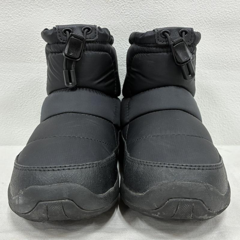 ザノースフェイス THE NORTH FACE ブーツ ショートブーツ キッズ Nuptse Bootie ヌプシ ブーティー NFJ52280 ウィンター ブーツ アウトドア スクエア ロゴ 20.0cm ロゴ、文字 X 刺繍 黒 / ブラック / black X 白 / ホワイト / white ボーイズ USED 古着 中古 50140419