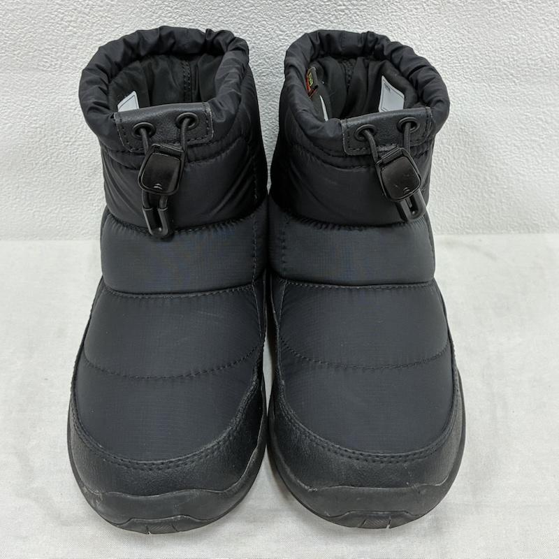 ザノースフェイス THE NORTH FACE ブーツ ショートブーツ キッズ Nuptse Bootie ヌプシ ブーティー NFJ52280 ウィンター ブーツ アウトドア スクエア ロゴ 20.0cm ロゴ、文字 X 刺繍 黒 / ブラック / black X 白 / ホワイト / white ボーイズ USED 古着 中古 50140419