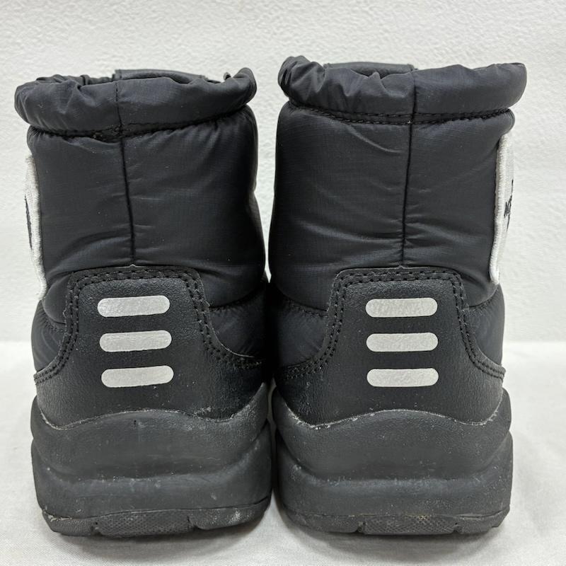ザノースフェイス THE NORTH FACE ブーツ ショートブーツ キッズ Nuptse Bootie ヌプシ ブーティー NFJ52280 ウィンター ブーツ アウトドア スクエア ロゴ 20.0cm ロゴ、文字 X 刺繍 黒 / ブラック / black X 白 / ホワイト / white ボーイズ USED 古着 中古 50140419
