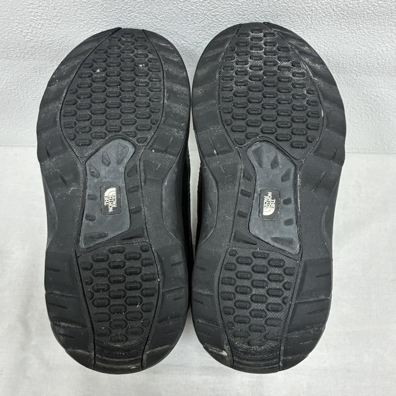 ザノースフェイス THE NORTH FACE ブーツ ショートブーツ キッズ Nuptse Bootie ヌプシ ブーティー NFJ52280 ウィンター ブーツ アウトドア スクエア ロゴ 20.0cm ロゴ、文字 X 刺繍 黒 / ブラック / black X 白 / ホワイト / white ボーイズ USED 古着 中古 50140419