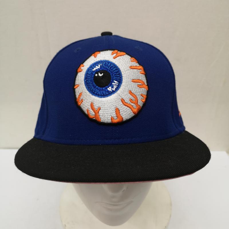 ニューエラ NEW ERA 帽子 キャップ 59FIFTY MISHKA ミシカ 目玉 キャップ 7 3/8 - 青 / ブルー / blue メンズ USED 古着 中古 50140438