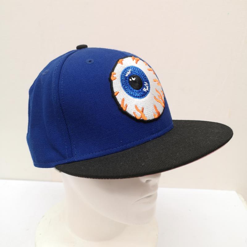 ニューエラ NEW ERA 帽子 キャップ 59FIFTY MISHKA ミシカ 目玉 キャップ 7 3/8 - 青 / ブルー / blue メンズ USED 古着 中古 50140438