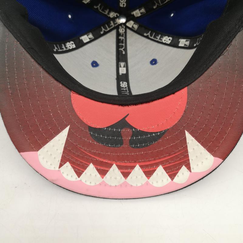 ニューエラ NEW ERA 帽子 キャップ 59FIFTY MISHKA ミシカ 目玉 キャップ 7 3/8 - 青 / ブルー / blue メンズ USED 古着 中古 50140438