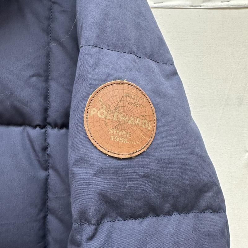 古着 USED ジャケット、上着 ダウンジャケット POLEWARDS SYOWA STATION 1957 フード ファー ダウン ジャケット 6000 XL 紺 / ネイビー / navy メンズ USED 古着 中古 50140461