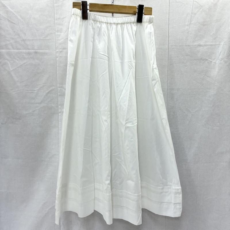 古着 USED スカート ロングスカート crescent コットンスカート white 日本製 ミモレ丈 Aラインデザイン 白 / ホワイト / white レディース USED 古着 中古 50140472