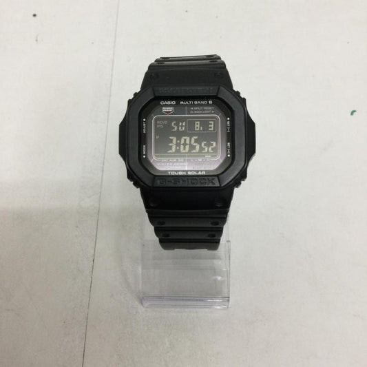 ジーショック G-SHOCK 腕時計 デジタル カシオ CASIO G-SHOCK ジーショック G-SHOCK 20気圧防水 ソーラー電波 GW-M5610 - 黒 / ブラック / black メンズ USED 古着 中古 50140491