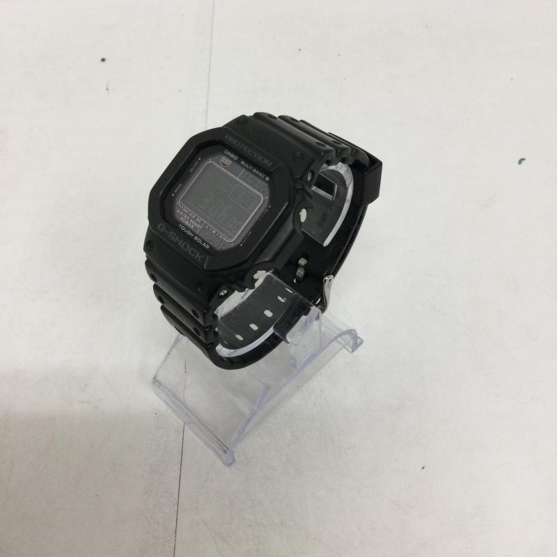 ジーショック G-SHOCK 腕時計 デジタル カシオ CASIO G-SHOCK ジーショック G-SHOCK 20気圧防水 ソーラー電波 GW-M5610 - 黒 / ブラック / black メンズ USED 古着 中古 50140491
