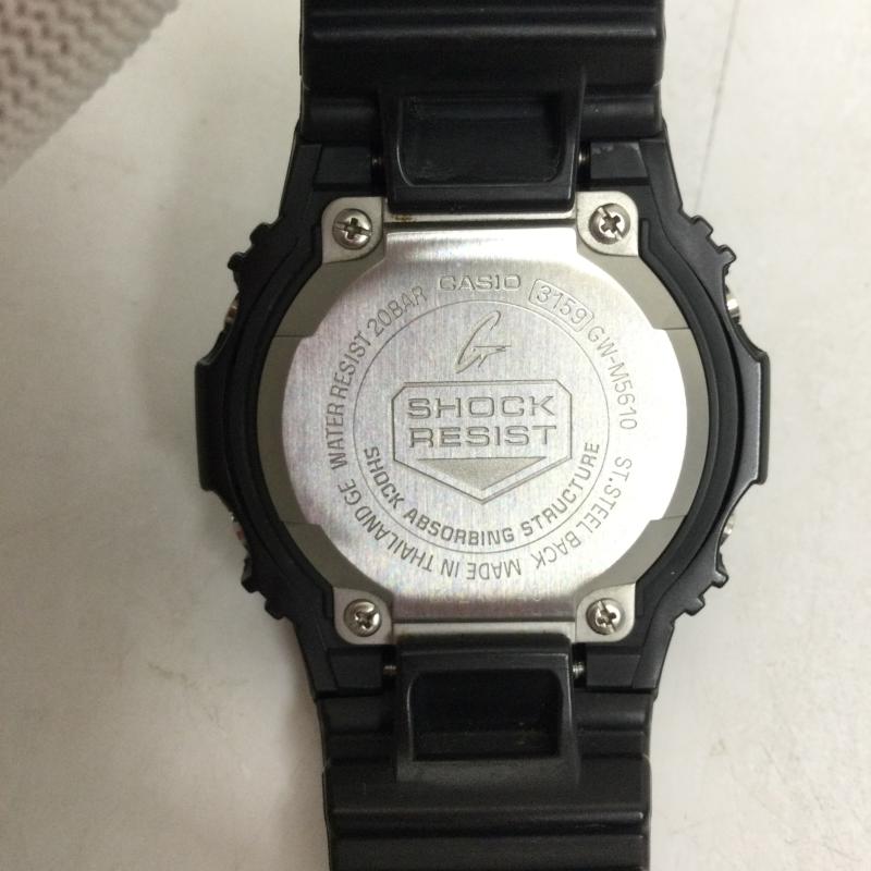 ジーショック G-SHOCK 腕時計 デジタル カシオ CASIO G-SHOCK ジーショック G-SHOCK 20気圧防水 ソーラー電波 GW-M5610 - 黒 / ブラック / black メンズ USED 古着 中古 50140491