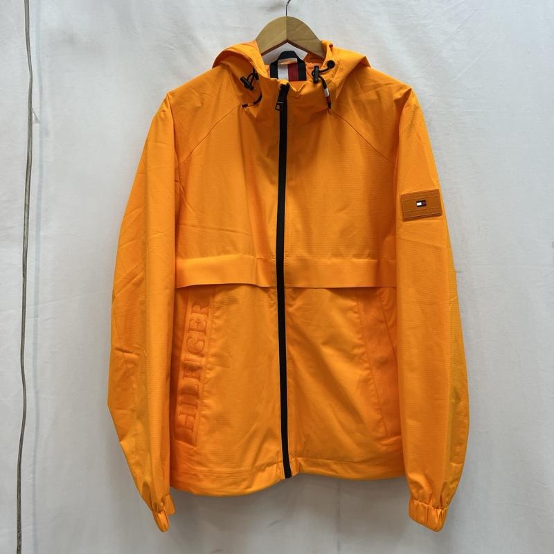 トミーヒルフィガー TOMMY HILFIGER ジャケット、上着 ジャンパー、ブルゾン RIPSTOP HOODED JACKET ロゴ リップストップ フーデッド M 橙 / オレンジ / orange メンズ USED 古着 中古 50140512