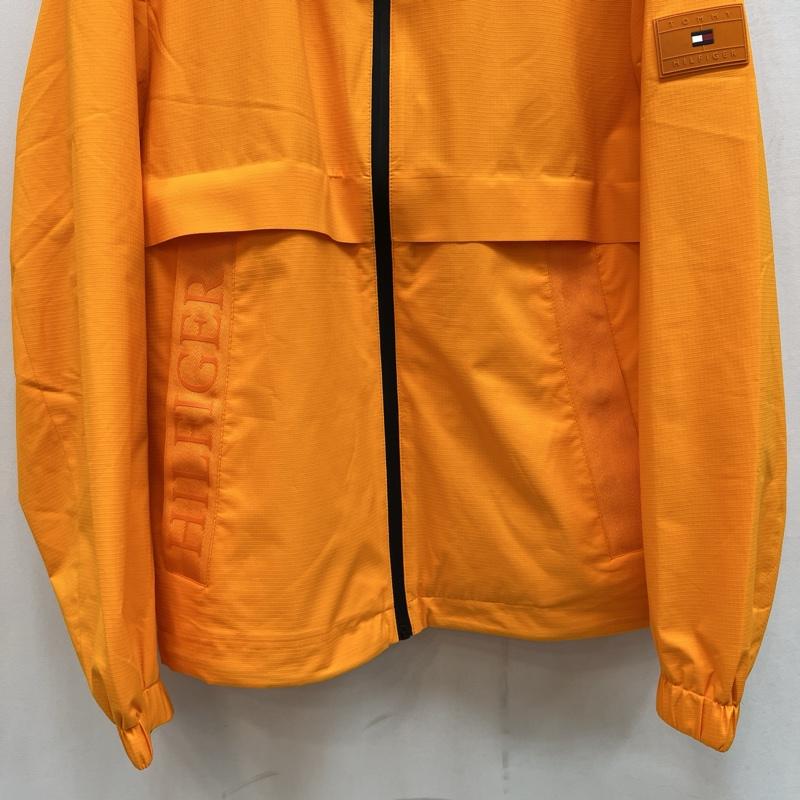 トミーヒルフィガー TOMMY HILFIGER ジャケット、上着 ジャンパー、ブルゾン RIPSTOP HOODED JACKET ロゴ リップストップ フーデッド M 橙 / オレンジ / orange メンズ USED 古着 中古 50140512