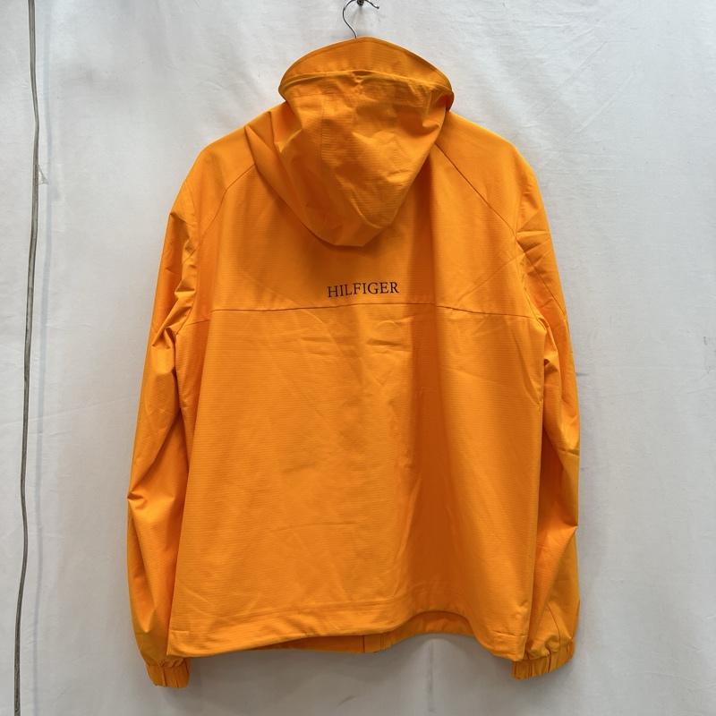 トミーヒルフィガー TOMMY HILFIGER ジャケット、上着 ジャンパー、ブルゾン RIPSTOP HOODED JACKET ロゴ リップストップ フーデッド M 橙 / オレンジ / orange メンズ USED 古着 中古 50140512