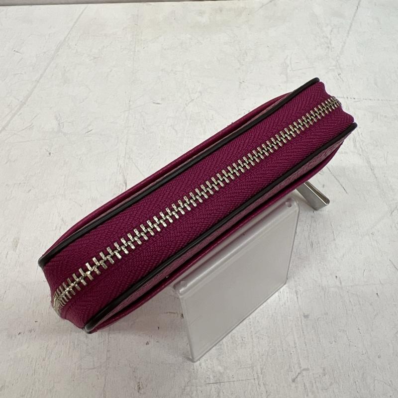 マイケルコース MICHAEL KORS 財布 コンパクト財布 ラウンドジップ コイン カード ケース コンパクトウォレット - 桃 / ピンク / pink レディース USED 古着 中古 50140530