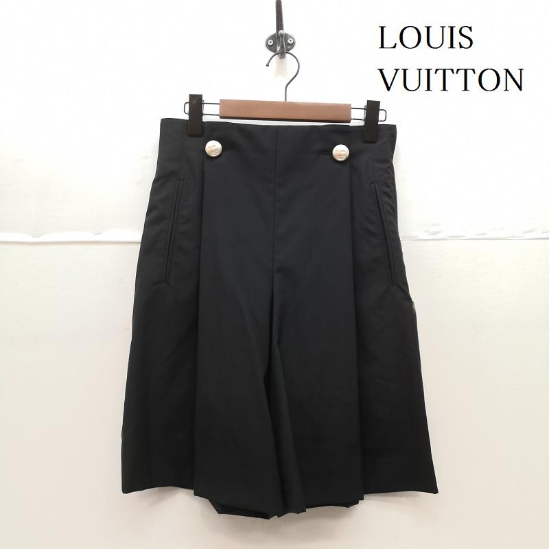 ルイヴィトン LOUIS VUITTON パンツ ショートパンツ 22AW RW222B FEL FNPO77 ウール トワルダート バミューダ ハーフパンツ 36 黒 / ブラック / black レディース USED 古着 中古 50140556
