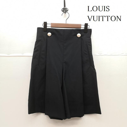 ルイヴィトン LOUIS VUITTON パンツ ショートパンツ 22AW RW222B FEL FNPO77 ウール トワルダート バミューダ ハーフパンツ 36 黒 / ブラック / black レディース USED 古着 中古 50140556