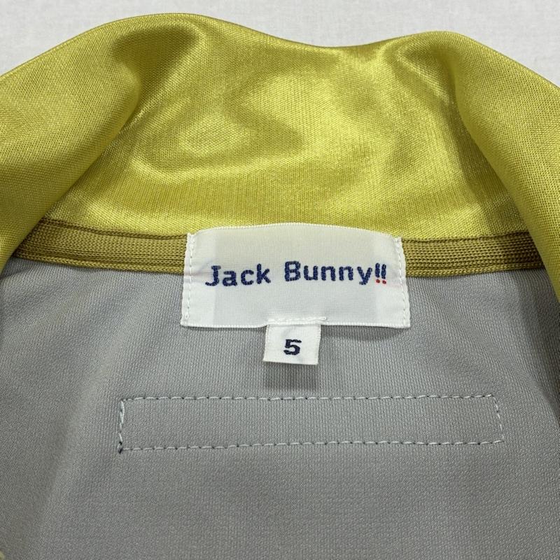 古着 USED ジャケット、上着 ジャンパー、ブルゾン JACK BUNNY ジャックバニー ゴルフ ウェア ハーフジップ サテン ボンディング ストレッチ ブルゾン 5 ワンポイント X ロゴ、文字 X 刺繍 黄 / イエロー / yellow X 紺 / ネイビー / navy レディース USED 古着 中古 50140605