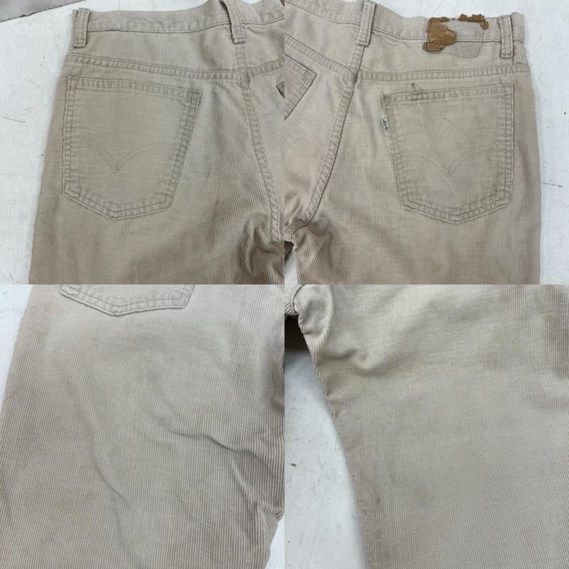 リーバイス Levi s ボトムス ボトムス 70s コーデュロイ フレアパンツ 517 ブーツカット ヴィンテージ オフホワイト / オフホワイト / メンズ USED 古着 中古 50140623