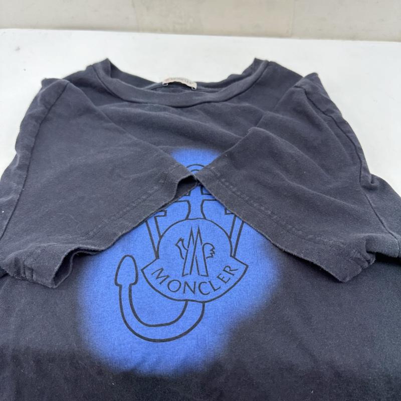 モンクレール MONCLER Tシャツ 半袖 JW ANDERSON ロゴ プリント Tシャツ H209E8C00005 M 紺 / ネイビー / navy メンズ USED 古着 中古 50140739