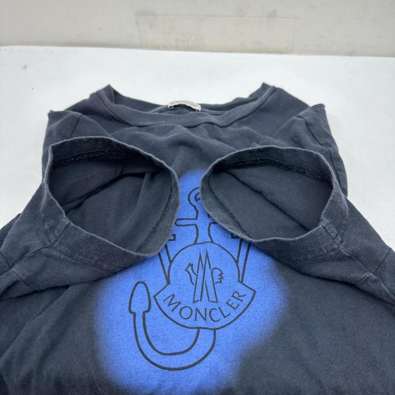モンクレール MONCLER Tシャツ 半袖 JW ANDERSON ロゴ プリント Tシャツ H209E8C00005 M 紺 / ネイビー / navy メンズ USED 古着 中古 50140739