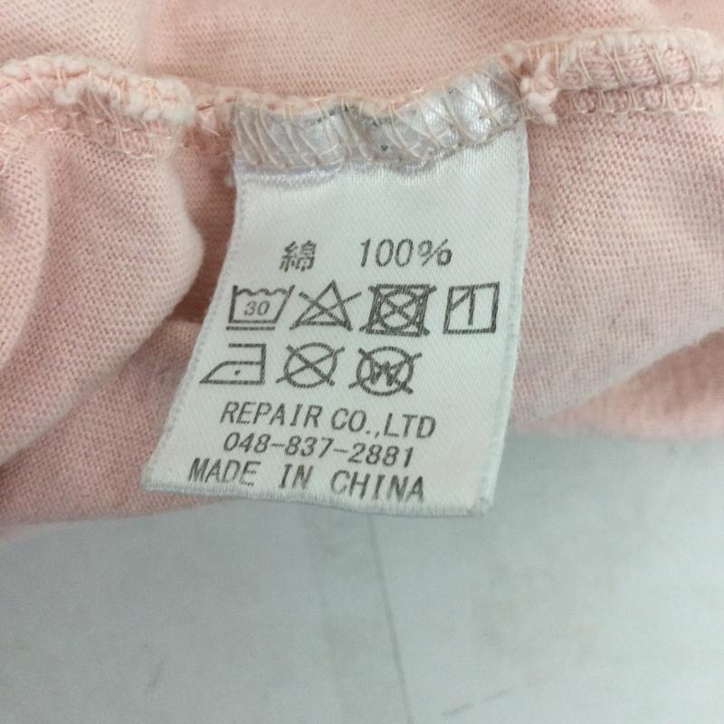 スカルワークス SKULLWORKS Tシャツ 半袖 SKULL WORKS スカルワークス　グリーススカルTシャツ M プリント 桃 / ピンク / pink メンズ USED 古着 中古 50140768