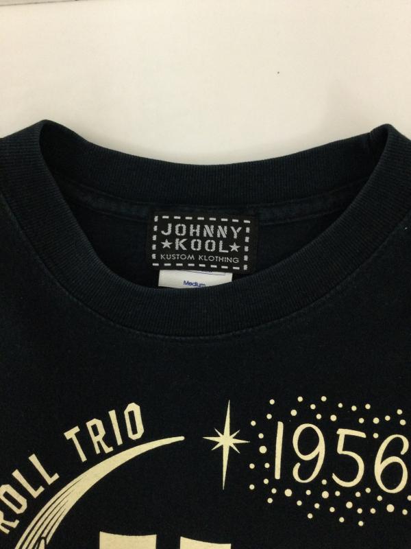 古着 USED Tシャツ 長袖 JOHNNY KOOL ロカビリー MAGIC 袖プリントロンT　TEAR IT UP M プリント 黒 / ブラック / black メンズ USED 古着 中古 50140769