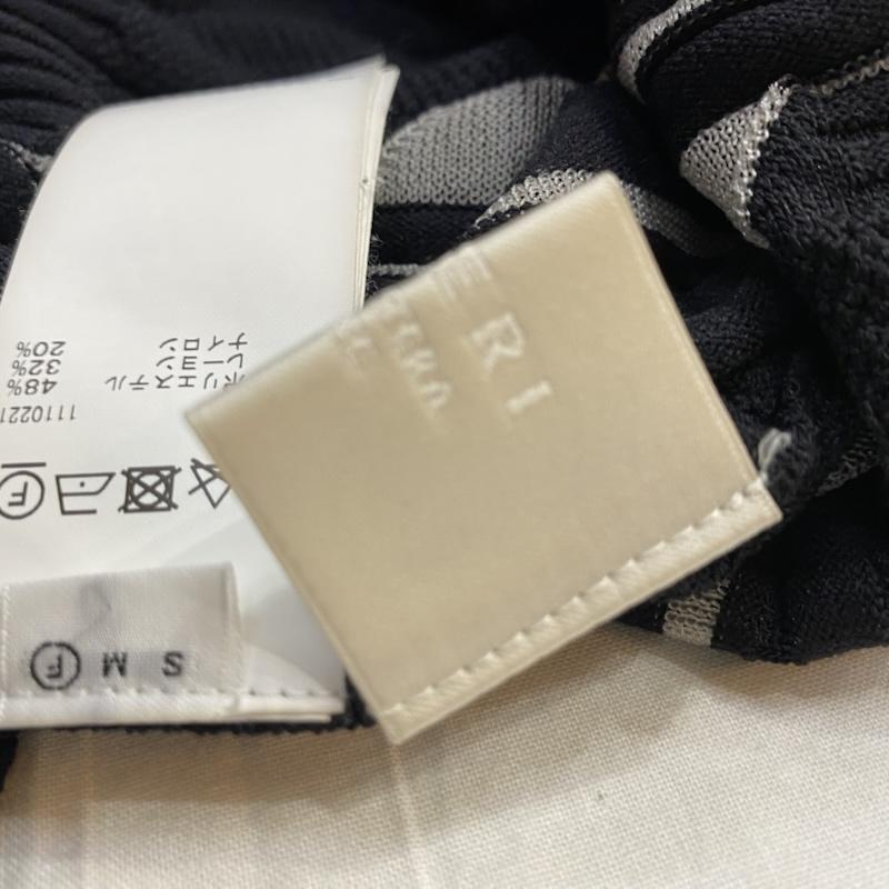アメリ AMERI ワンピース ロングスカート メディシアージオメトリックニットドレス 幾何学模 black FREE FREE 総柄 黒 / ブラック / black レディース USED 古着 中古 50140772