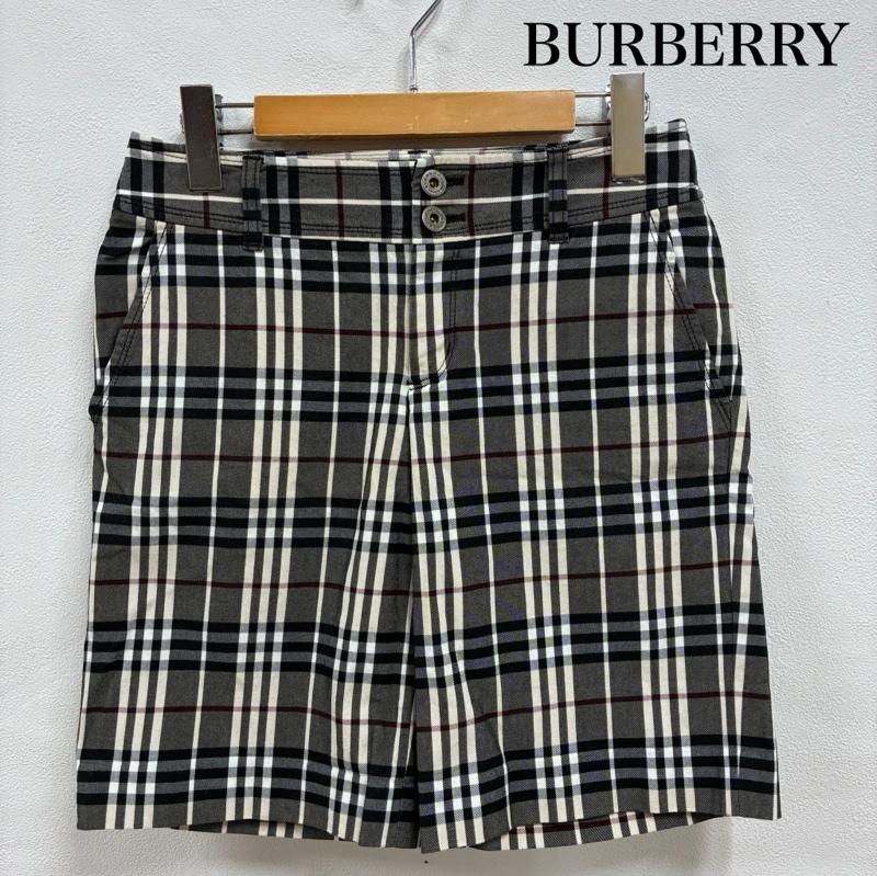 バーバリー・ブルーレーベル BURBERRY BLUE LABEL パンツ ショートパンツ ノバチェック ワンポイント 刺繍 ロゴ ハーフパンツ ショーツ ジップフライ ストレッチ FQ557-157-10 三陽商会 38 チェック X ワンポイント X ロゴ、文字 X 刺繍 マルチカラー / マルチカラー / multicolor レディース USED 古着 中古 50140808